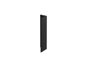 Mammut Abschlussprofil 17mm Schwarzgrau (Folie) 400cm