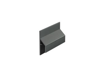 Mammut Anschlussprofil Schwarzgrau (Folie) 600cm