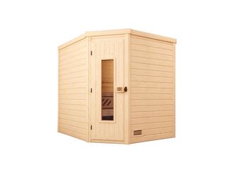Massivholzsauna TURKU 2 HT, BioS 9.0