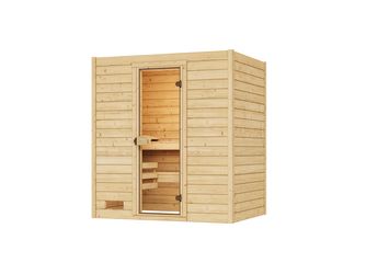 Massivholzsauna VALIDA 2 GT, BioS 7, 5