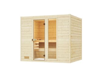 Massivholzsauna VALIDA 4 GTF, BioS 7, 5