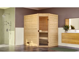 Massivholzsauna VALIDA Eck 1 OS 4, 5