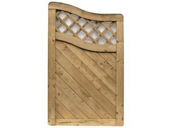 Sichtschutzzaun Fichte KDI grün "Amrum"