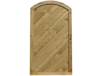 Tor Sichtschutzzaun Fichte KDI grün "Amrum"