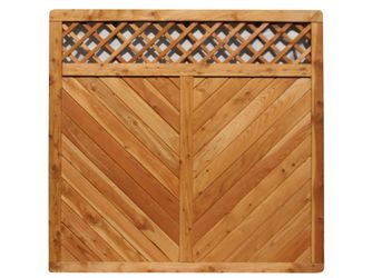 Sichtschutzzaun Lärche geölt "Amrum"