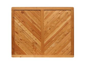 Sichtschutzzaun Lärche geölt "Amrum"