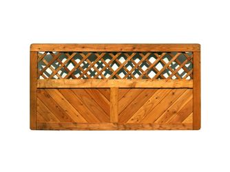 Sichtschutzzaun Lärche geölt "Amrum"