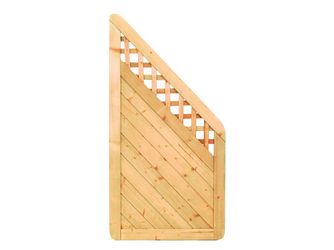 Sichtschutzzaun Lärche unbehandelt "Baltrum"