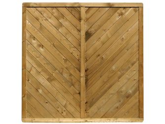 Sichtschutzzaun Fichte KDI grün "Juist"