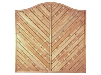 Sichtschutzzaun Fichte KDI grün "MAXI"