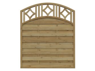 Sichtschutzzaun Lärche / Douglasie Natur unbehandelt "Mayor"