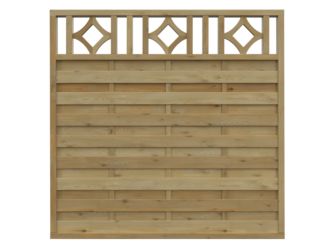 Sichtschutzzaun Lärche / Douglasie Natur unbehandelt "Mayor"