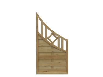 Sichtschutzzaun Lärche / Douglasie Natur unbehandelt "Mayor"