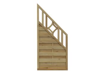 Sichtschutzzaun Lärche / Douglasie Natur unbehandelt "Mayor"