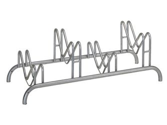 Mehrfach-Fahrradständer freist., fvz, Einstellplätze 4, LxT 1150x515mm Mehrfach-Fahrradständer freist., fvz, Einstellplätze 4, LxT 1150x515mm