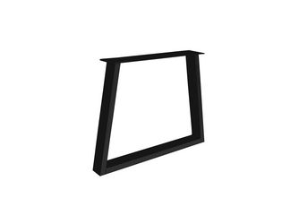 Tischuntergestell Iron Line Fineline Trapez Metall Black, Material 100x40mm, 72x95cm (HxB) Tischuntergestell Iron Line Fineline Trapez Metall Black, Material 100x40mm, 72x95cm (HxB)