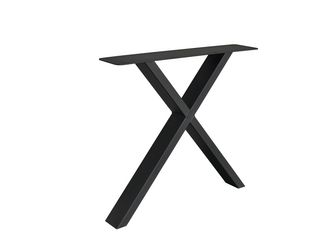 Tischuntergestell Iron Line Fineline X Metall Black, Material 100x40mm, 72x78cm (HxB) Tischuntergestell Iron Line Fineline X Metall Black, Material 100x40mm, 72x78cm (HxB)