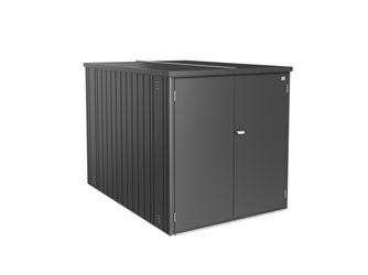 MiniGarage Gr. L dunkelgrau- metallic 1450x2030x1510mm