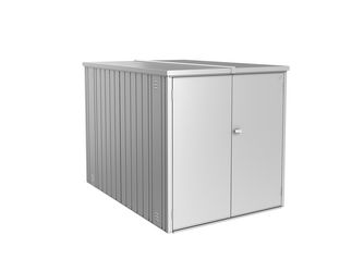 MiniGarage Gr. L silber- metallic 1450x2030x1510mm