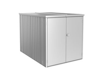 MiniGarage Gr. L silber- metallic 1450x2030x1510mm