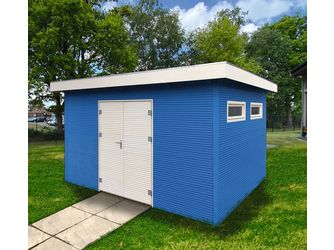 Modulhaus MHH-4030-F Skand. Fichte Flachdach, Stärke: 15mm, 400x300cm