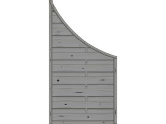 Sichtschutzzaun Fichte Basaltgrau "Monegro"