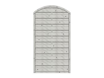 Sichtschutzzaun Fichte Grau "Monegro"