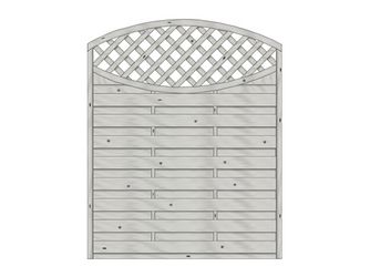 Sichtschutzzaun Fichte Grau "Monegro"