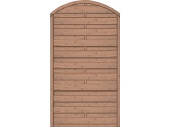 Sichtschutzzaun Fichte Hellbraun "Monegro"