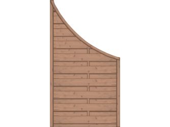 Sichtschutzzaun Fichte Hellbraun "Monegro"