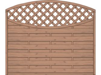 Sichtschutzzaun Fichte Hellbraun "Monegro"