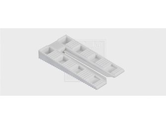 Montagekeile weiss mit Öffnung 76 x 38 x 10 mm (60 Stück) - 181 900 015 16 Montagekeile weiss mit Öffnung 76 x 38 x 10 mm (60 Stück) - 181 900 015 16