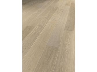 Musterstück Parkett Eiche grauweiß Landhausdiele lackiert - Grand Velvet Collection