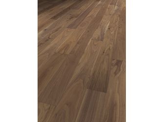 Musterstück Parkett Nussbaum Landhausdiele lackiert - Grand Velvet Collection