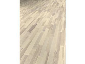Musterstück Parkett Esche grauweiß 3-Stab Schiffsboden lackiert - Satin Elements Collection