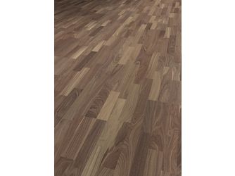 Musterstück Parkett Nussbaum 3-Stab Schiffsboden lackiert - Satin Elements Collection