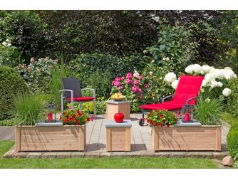 Pflanzkasten 3er, Lärche natur