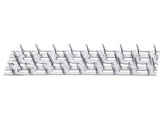 Nagelplatte, sendzimirverzinkt, zum Einschlagen, LxB 127x38mm Nagelplatte, sendzimirverzinkt, zum Einschlagen, LxB 127x38mm