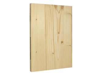 Naturholzplatte vita Fichte 3-schichtig - Qualität B/C Nut und Feder & Fase - rundum