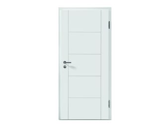 Zimmertür Weißlack lackiert Signum 13 Röhrenspan "SIGNUM"