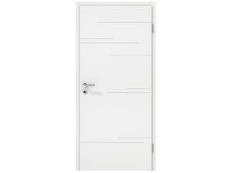 Zimmertür Weißlack lackiert Signum 50 Röhrenspan "Concept"