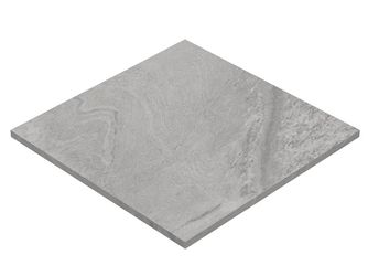 Terrassenfliese Keramik Kansas Grau glatt CEWO-DECK - 20 mm stark