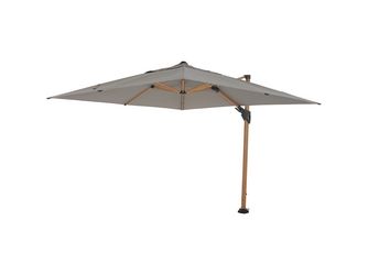 PINO N+ Ampelschirm 300x300cm taupe-meliert Gestell Alu Bezug 100% Polyester, taupe-meliert, UPF 50+