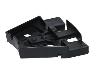 PORTO-PLUS Halter Seitenverkleidung verstärktes Polypropylen, schwarz, 1 Stück witterungsbeständig