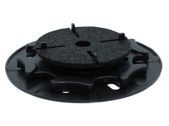 PORTO-PLUS Keramik 18-27mm verstärktes Polypropylen, schwarz, witterungsbeständig, 1 Stück