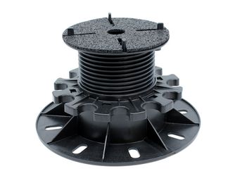 PORTO-PLUS Keramik 60-115mm verstärktes Polypropylen, schwarz, 1 Stück witterungsbeständig