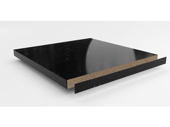 PP-Kanten 43mm BN112 SI marmor marquina kaviar grau