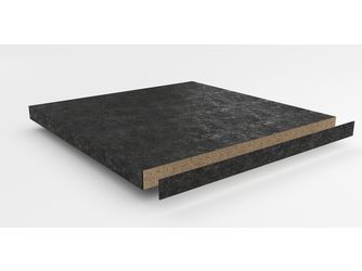 PP-Kanten 43mm ME477 CE metal plate grau