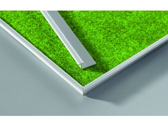 PROFACE T Einfassrahmen, 5mm, Aluminium eloxiert Silber, 60x60cm