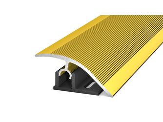 PROFI-TEC Master Anpassungsprofil für Belagstärken von 7 - 17,5mm 47x15x2700mm, gold PROFI-TEC Master Anpassungsprofil für Belagstärken von 7 - 17,5mm 47x15x2700mm, gold